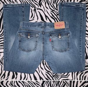 Levi's slouch flare  jeans